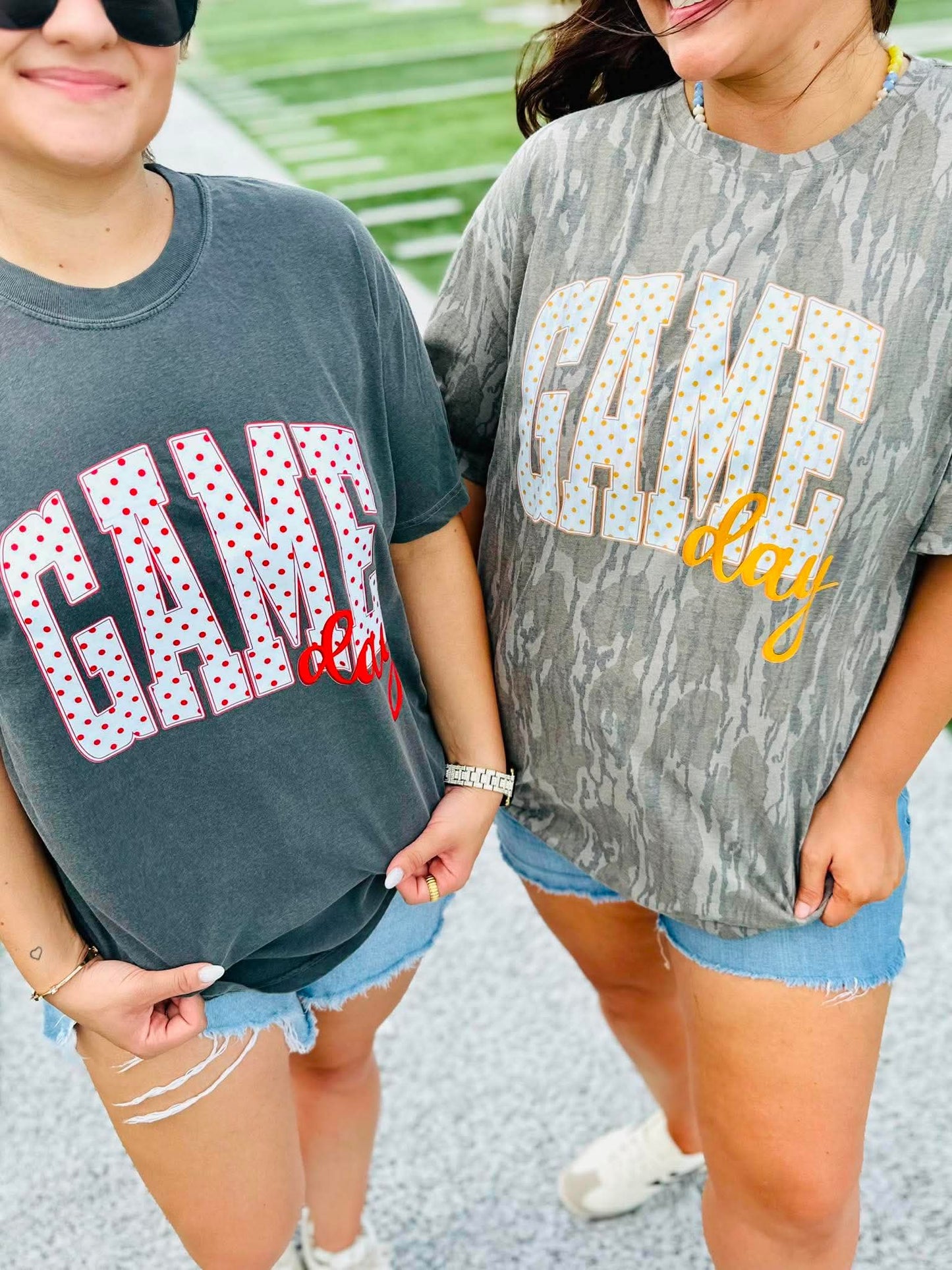 Large Game Day Polka Dot GAME102 DTF Top