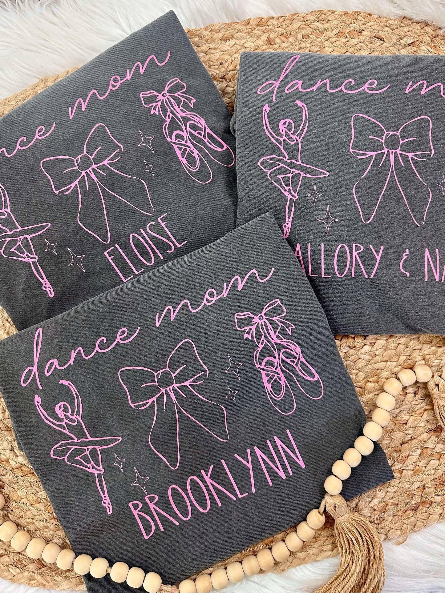 Custom Dance Mom Thing's Trio DTF Graphic Top