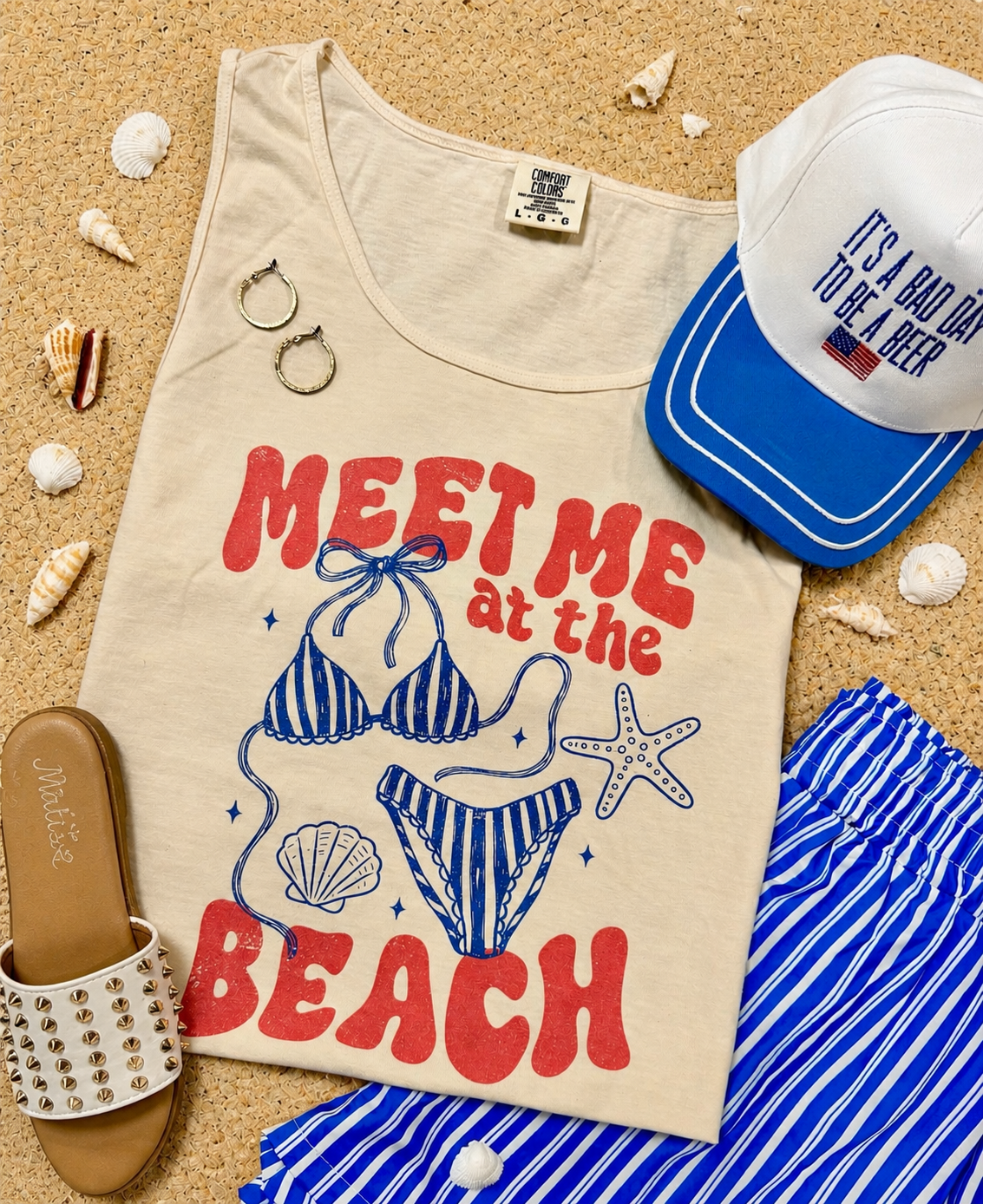 Meet Me At The Beach Tee/Tank
