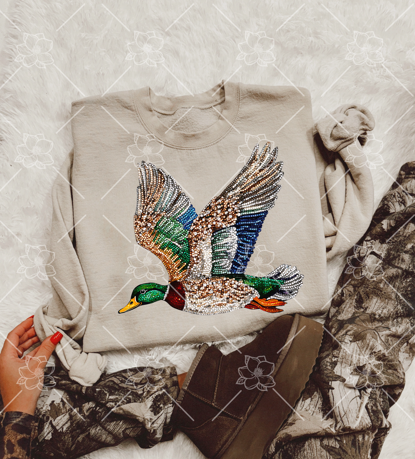 FAUX Rhinestone Mallard - Multiple Styles