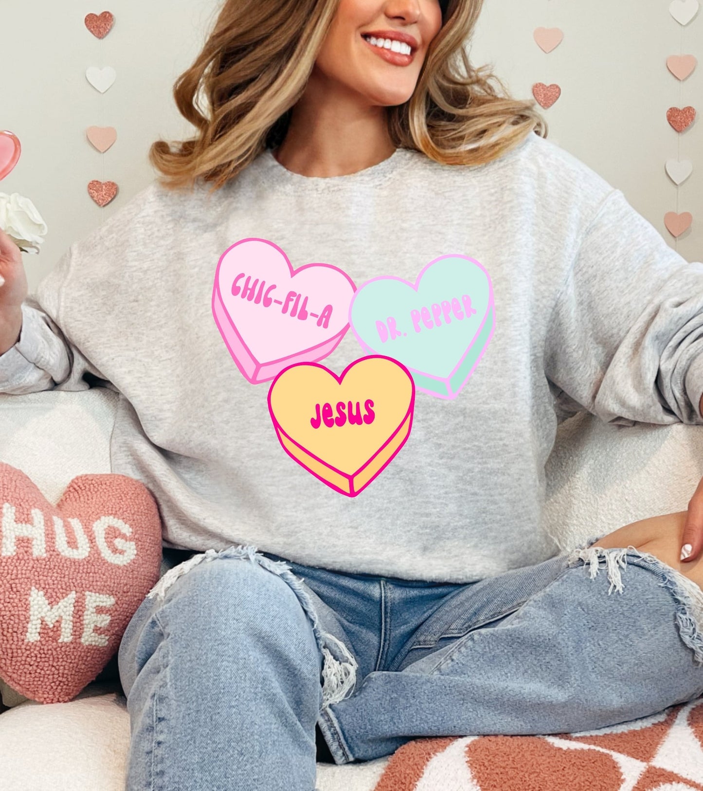Custom Sweetheart Candy DTF Graphic Design