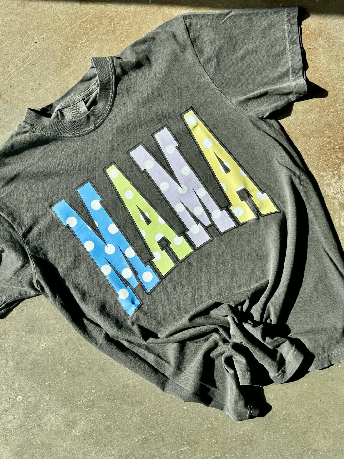 Custom Polka Dots Mama DTF Graphic Design