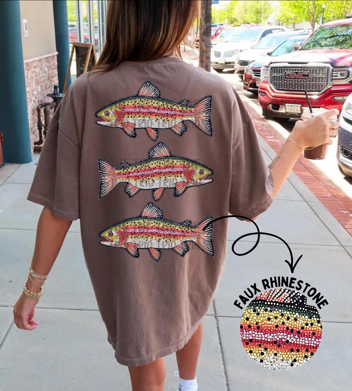 FAUX Rhinestone Fish - Multiple Styles