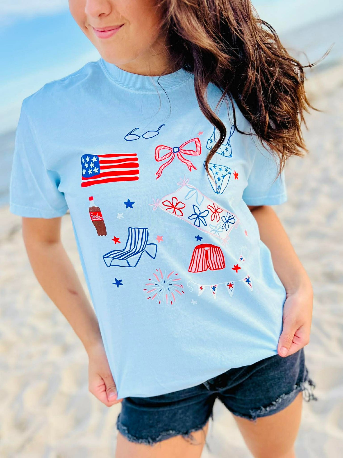Summer Fun Things JULY18 DTF Top