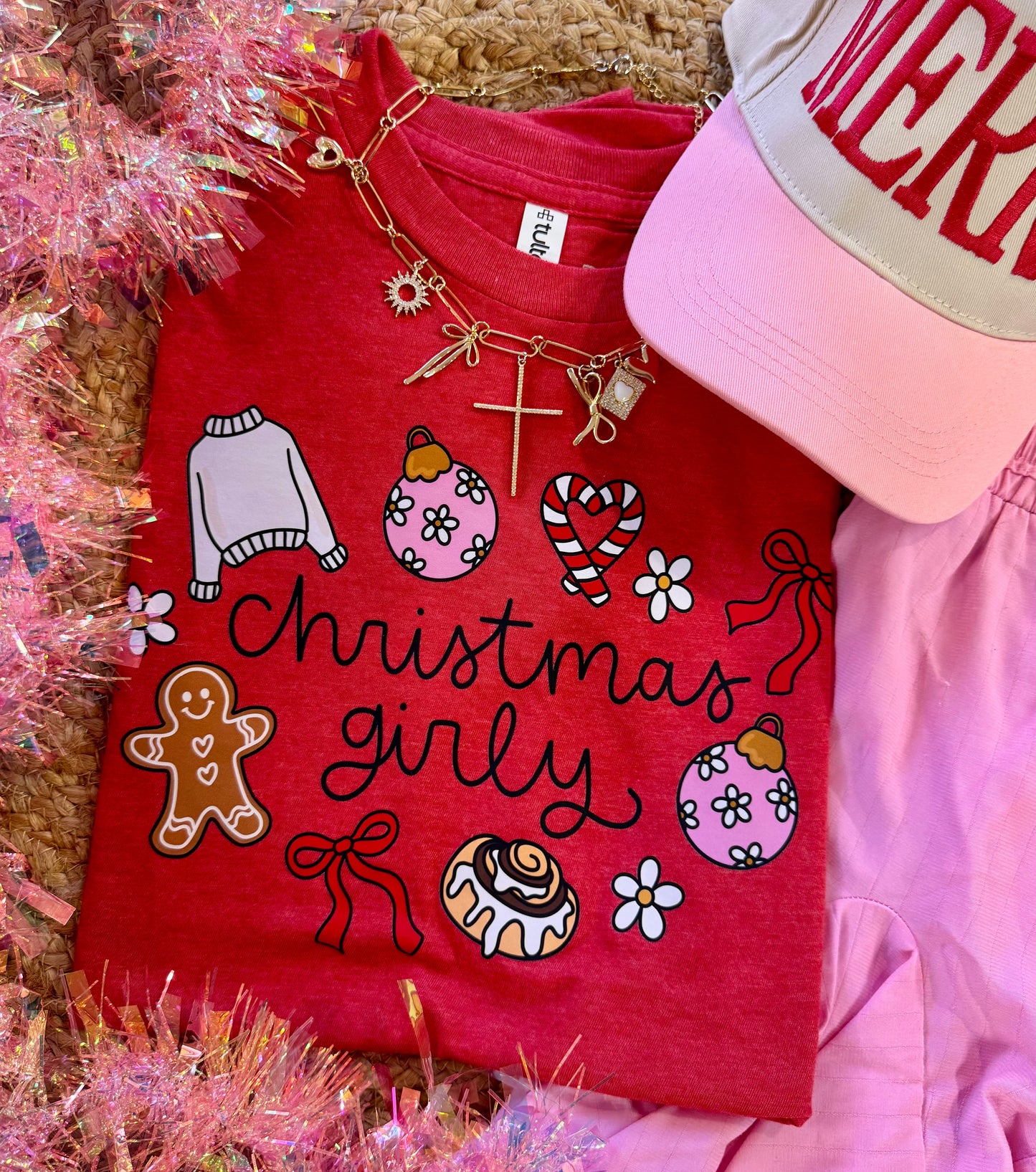 Christmas Girly Tee
