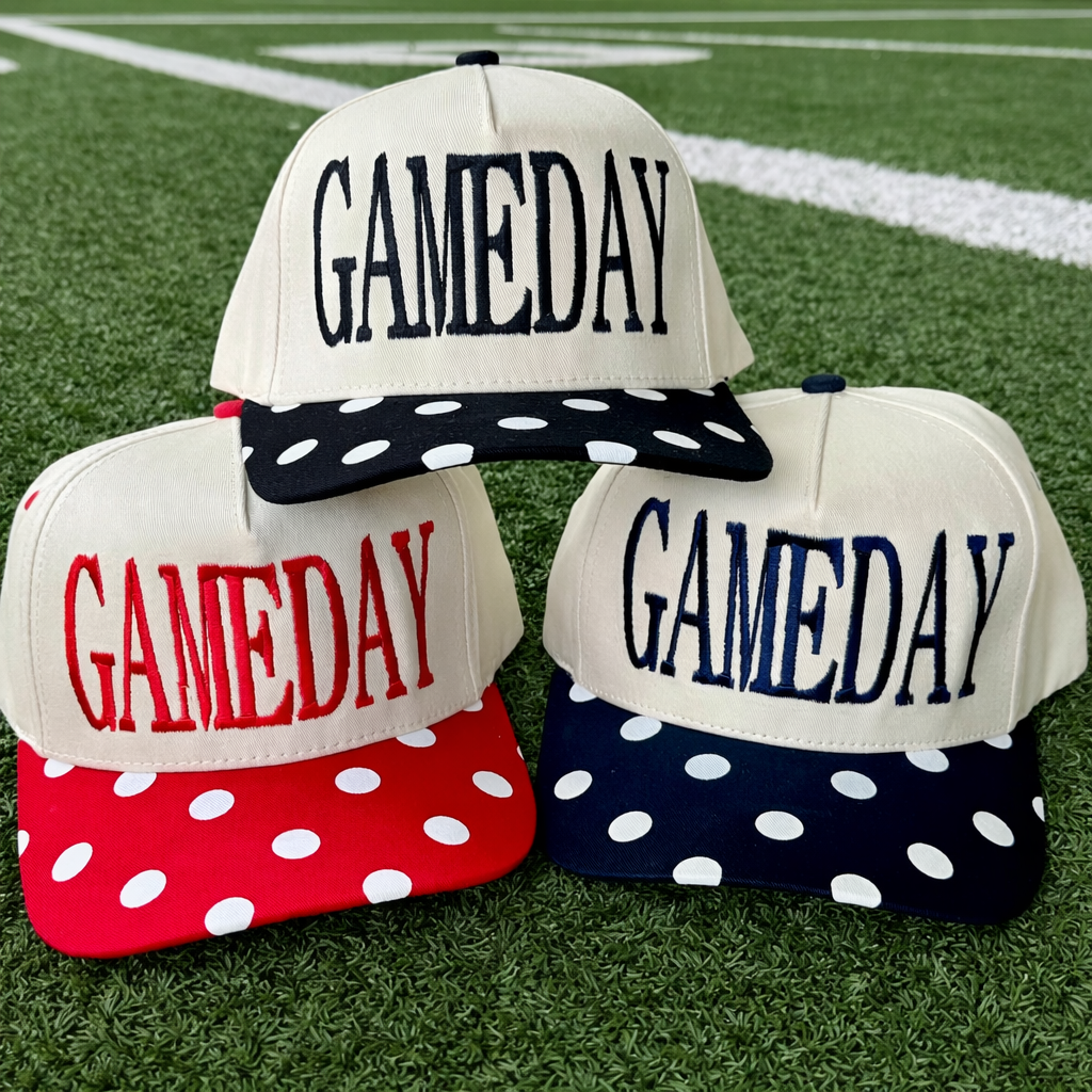 Gameday Big Polka Dot Hat
