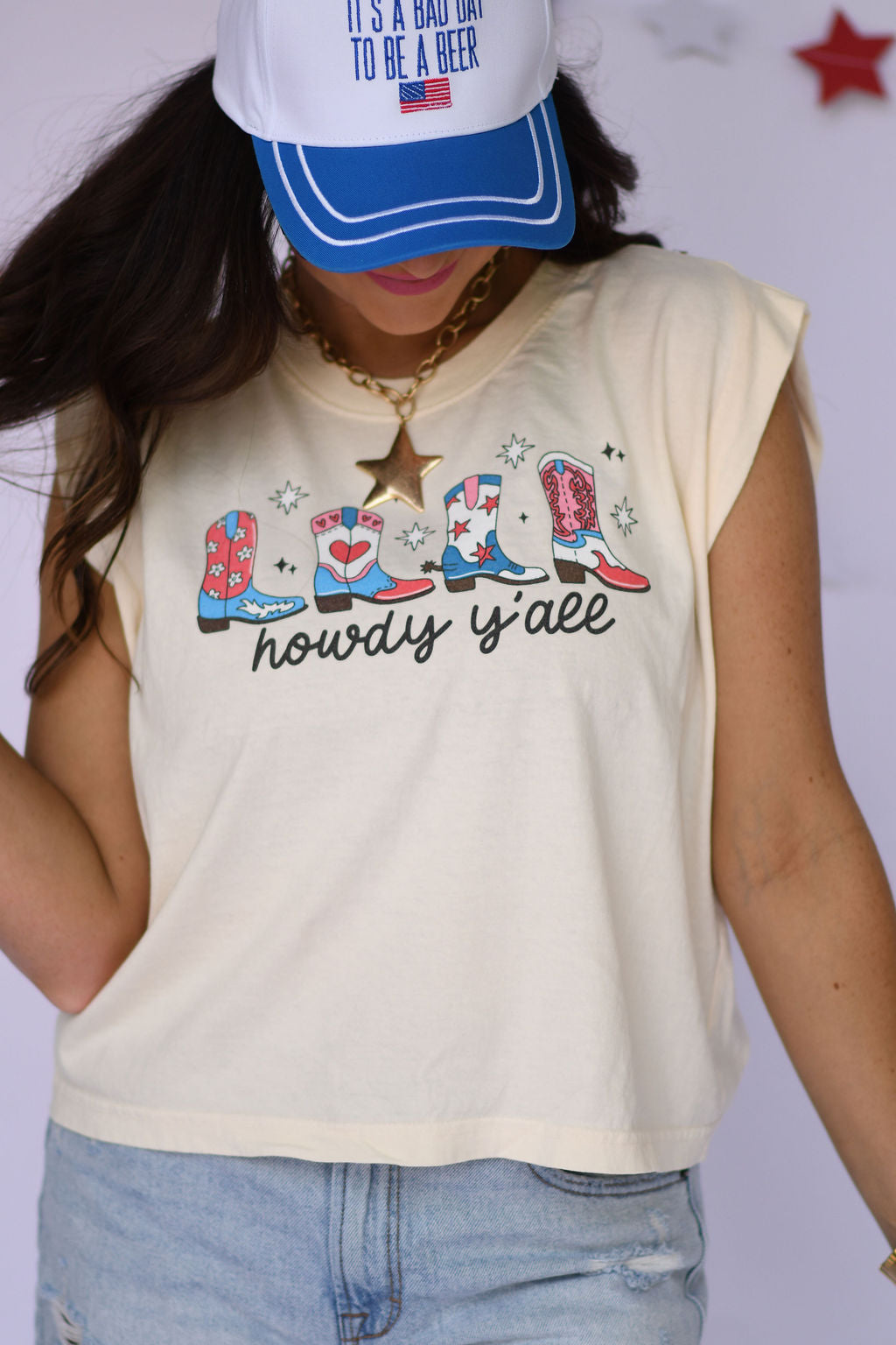 Howdy Y'all Muscle Tank/Tee