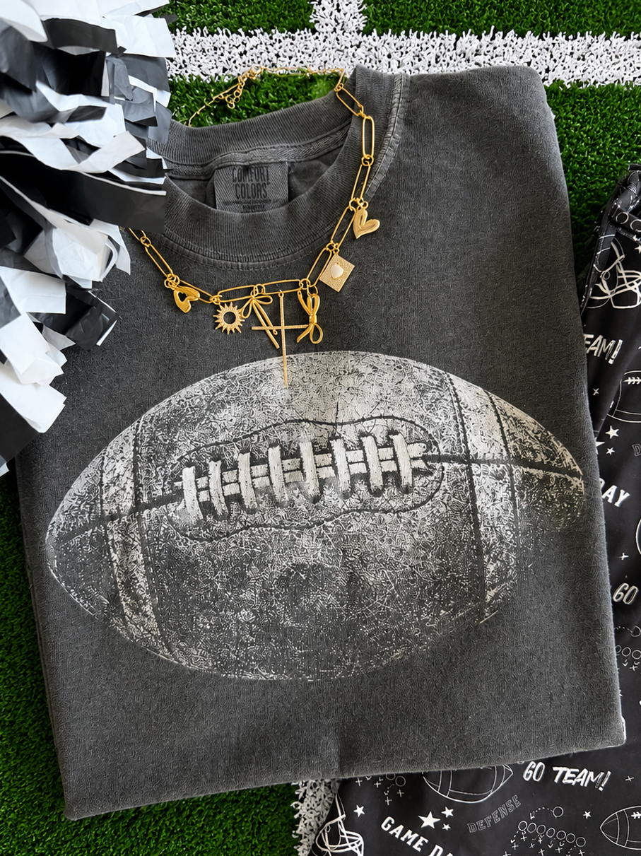 Half Tone Football Tee