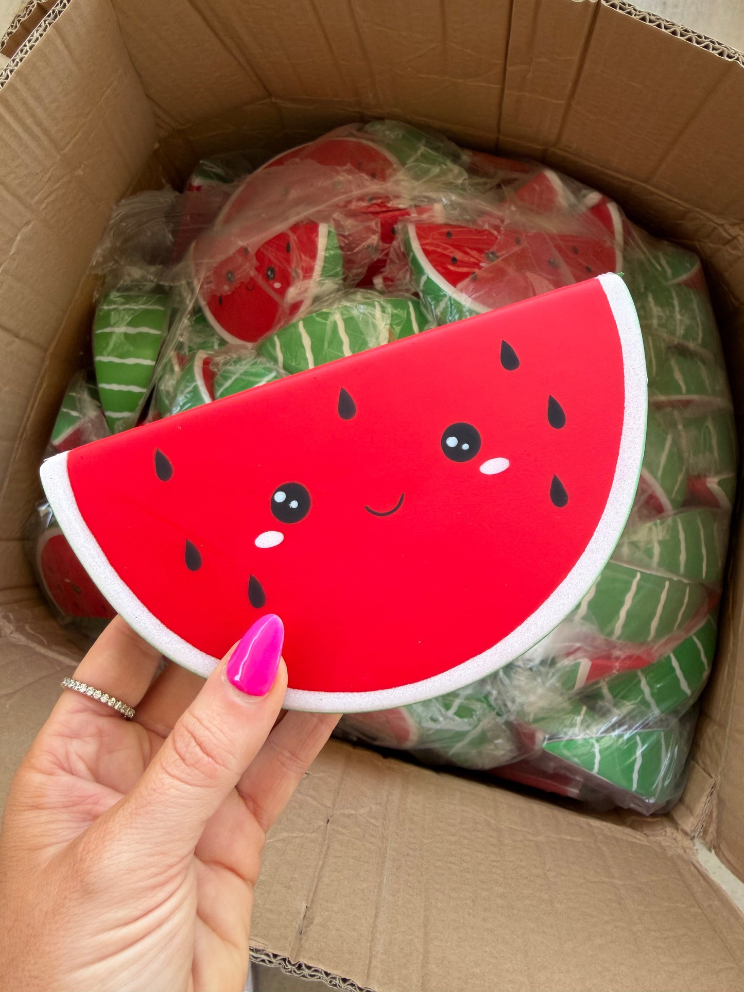 Watermelon Face Squishy *READY TO SHIP*