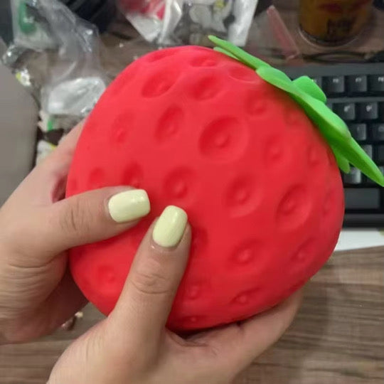 Large Strawberry Squishy - READY TO SHIP