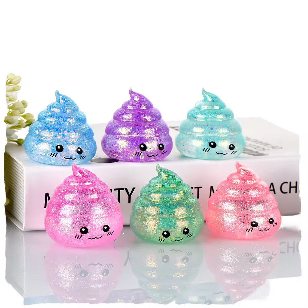 Glitter Poop Squishy *READY TO SHIP*