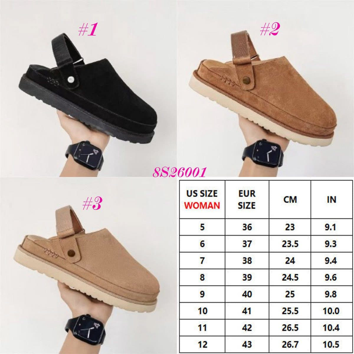 Platform Strap Slip Ons