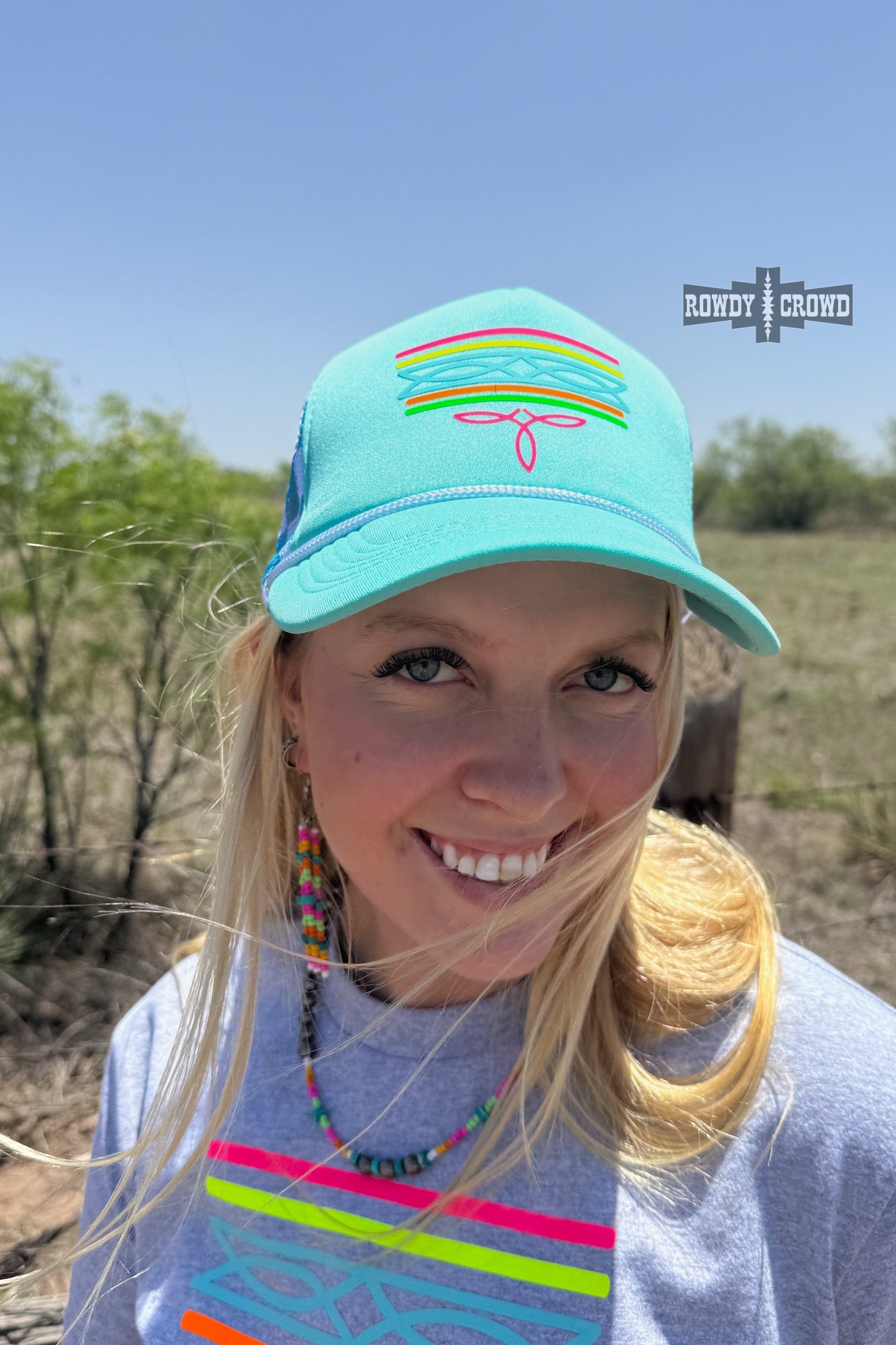 Neon Boot Stitch CAP