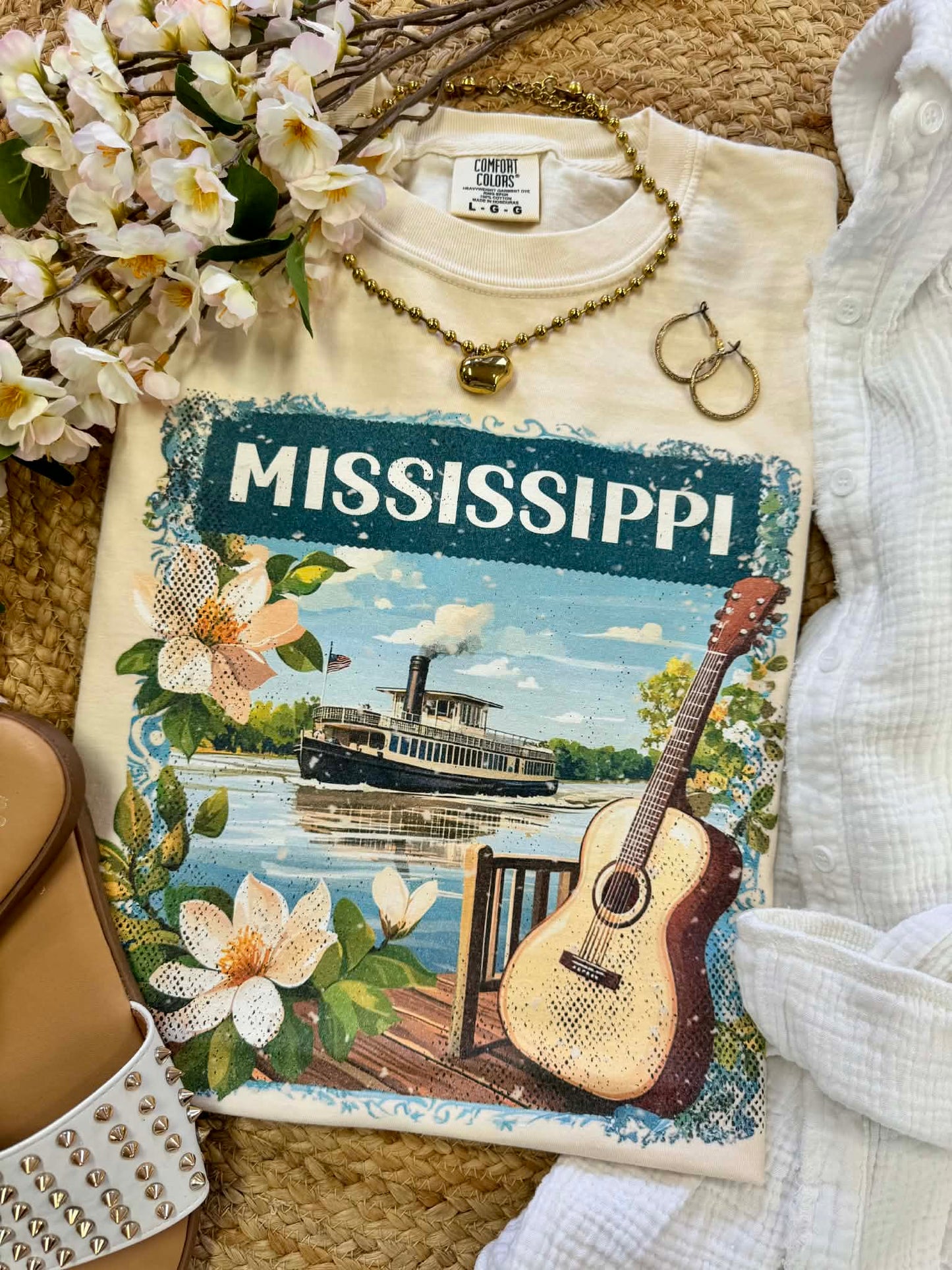 Mississippi State Stamp Tee