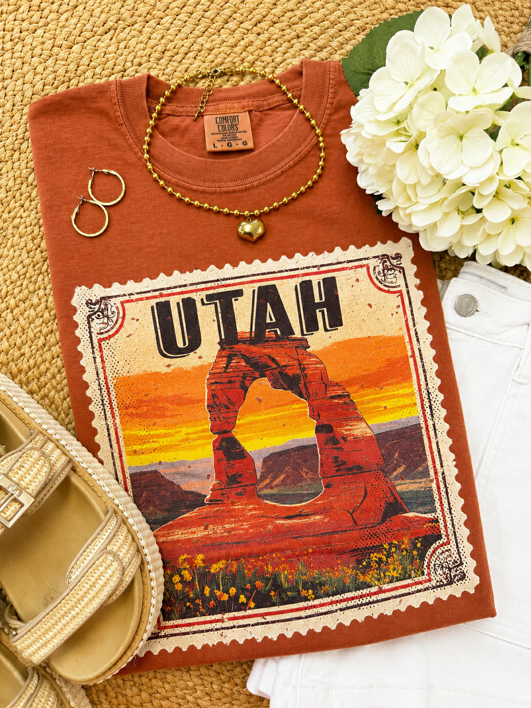 Utah State Stamp Tee