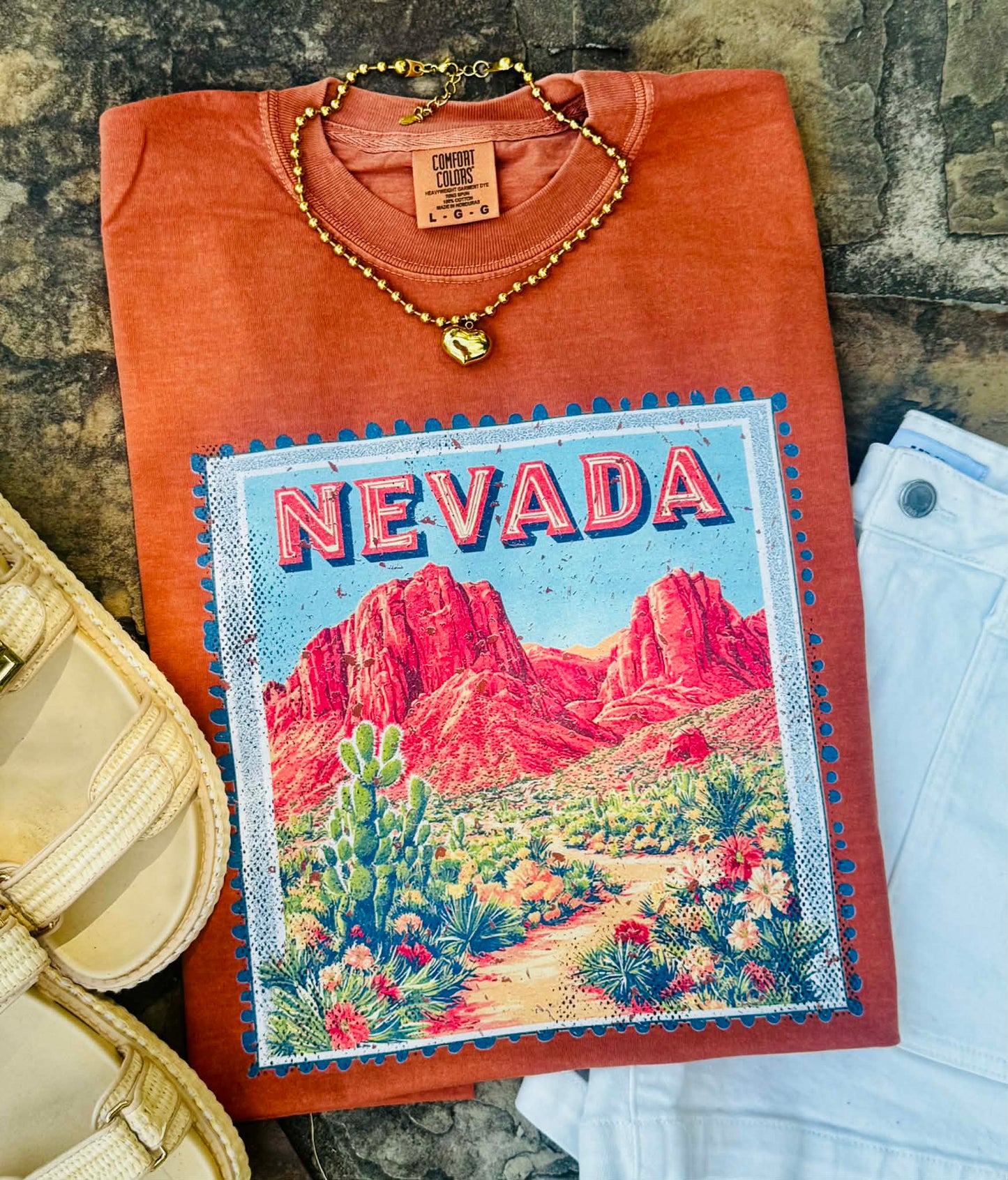 Nevada State Stamp Tee
