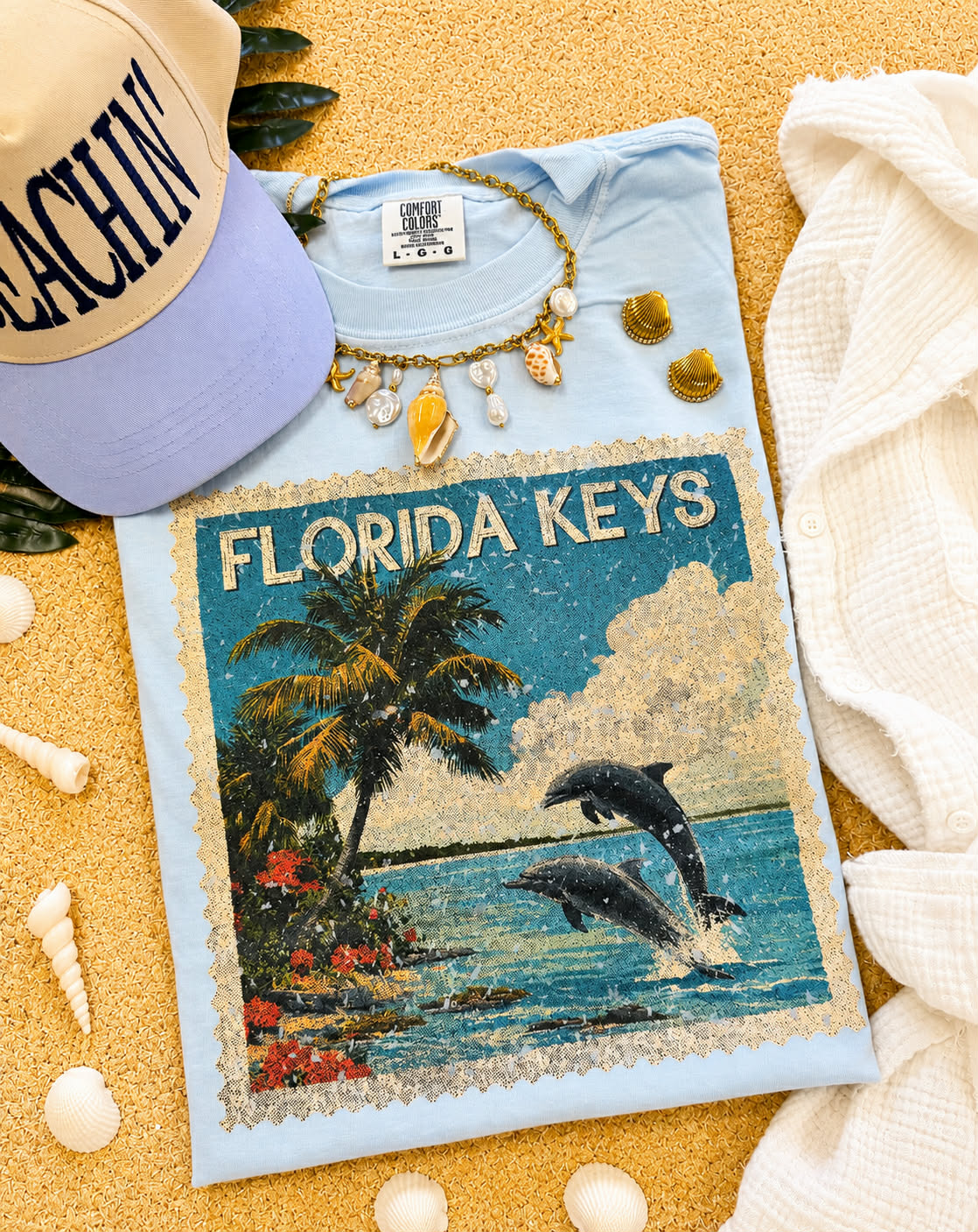 Florida Keys Stamp Tee