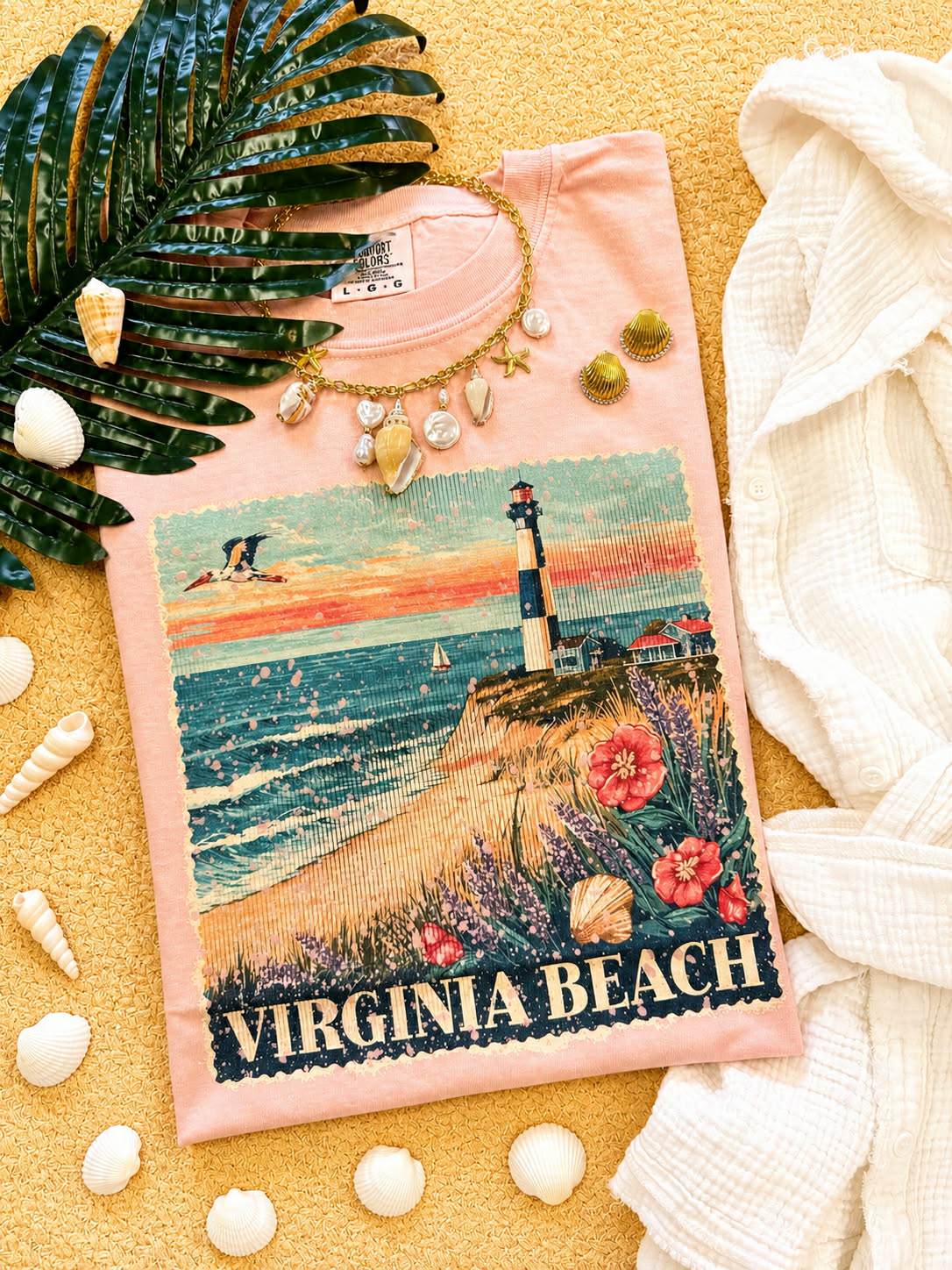 Virginia Beach Stamp Tee