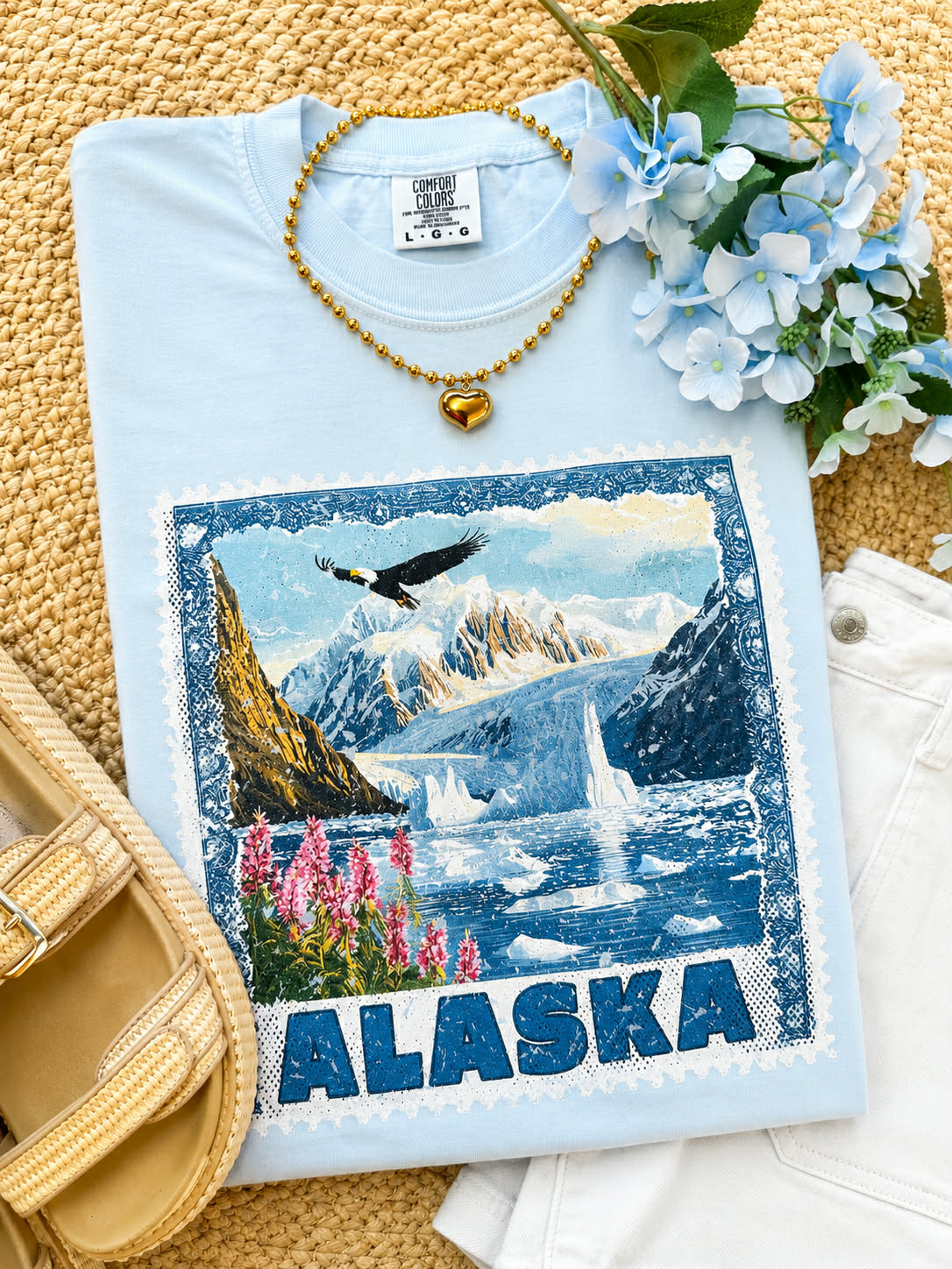 Alaska State Stamp Tee