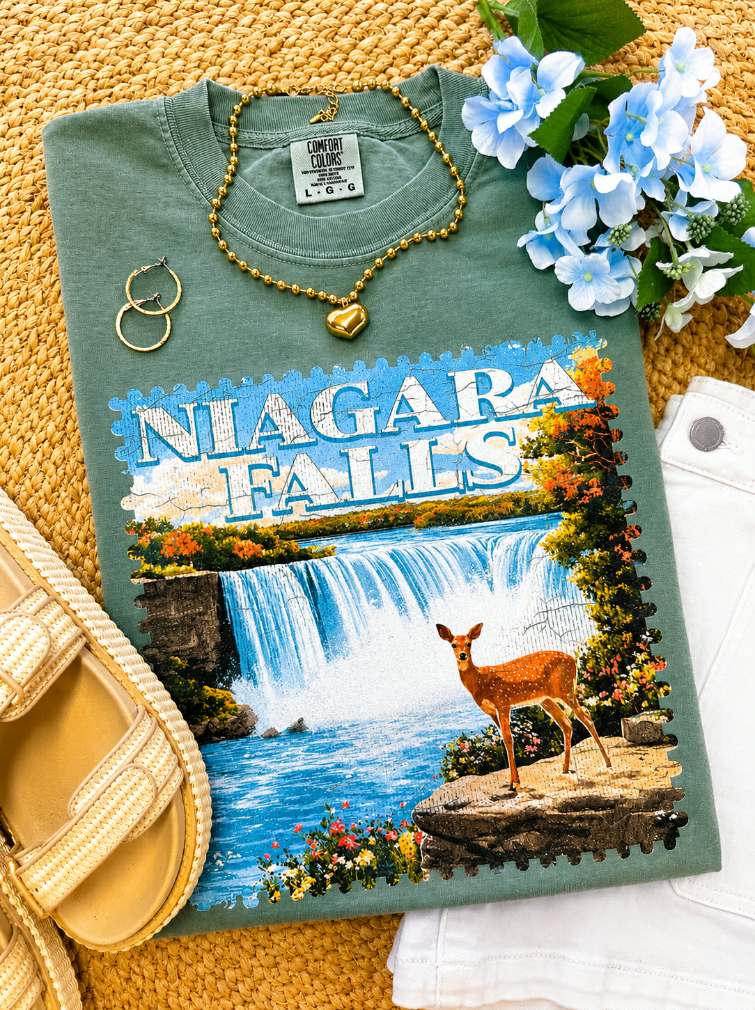 Niagara Falls Stamp Tee