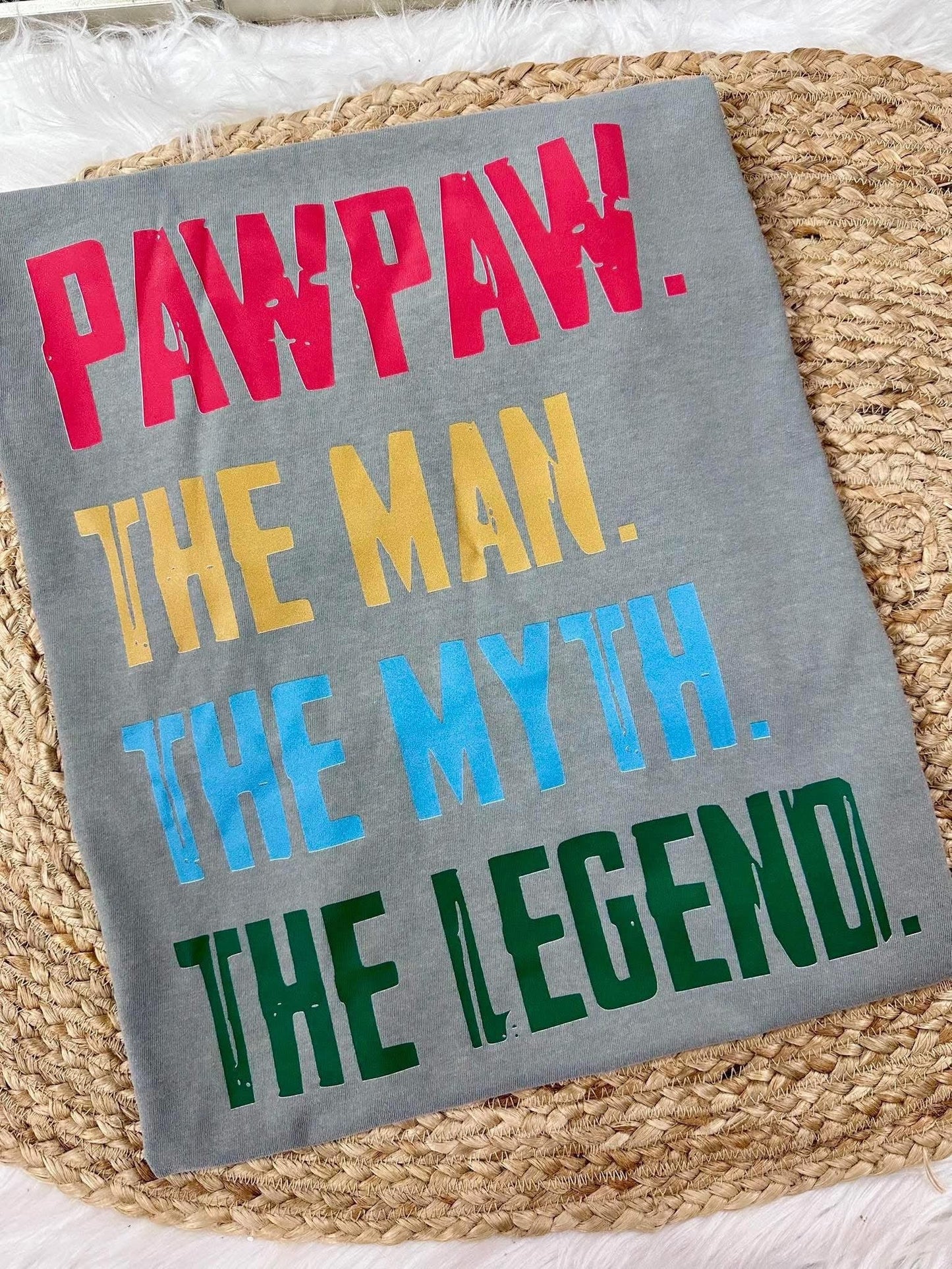 Custom Father Grandpa The Man. The Myth. The Legend. DTF Graphic