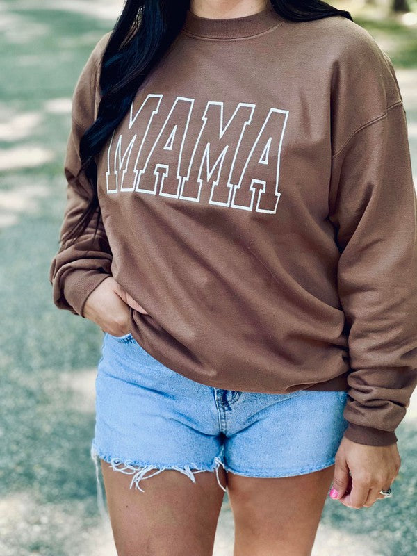 Mama Varsity Tonal Embroidered