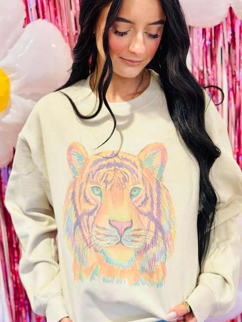 Watercolor Tiger Sublimation Appareal