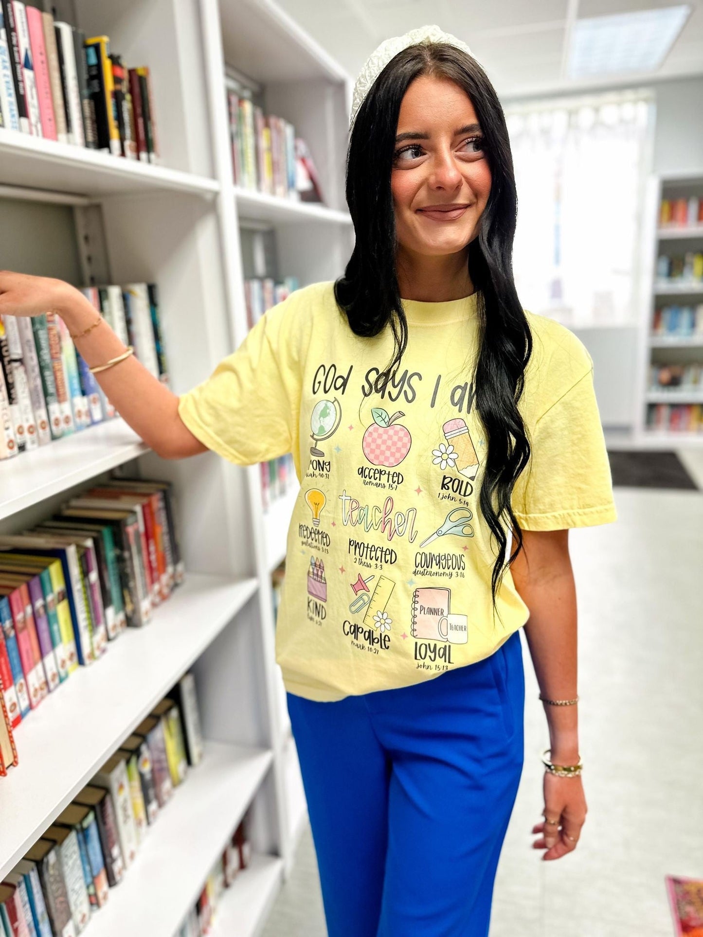 God Say's I Am Teacher Things DTF Top