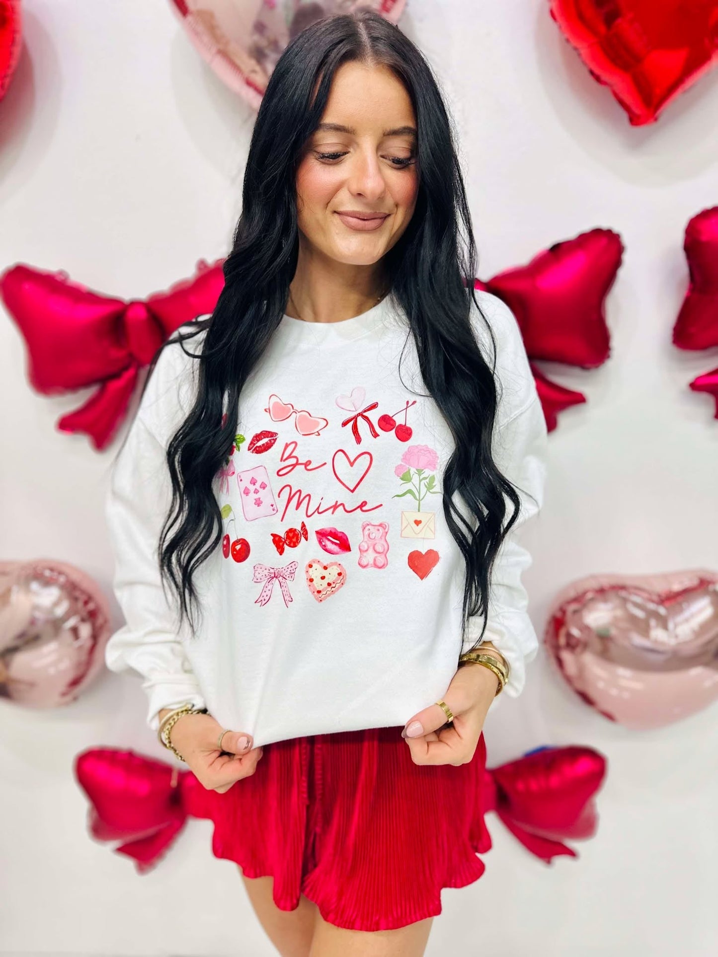 Be Mine Valentine Trinkets Collage DTF