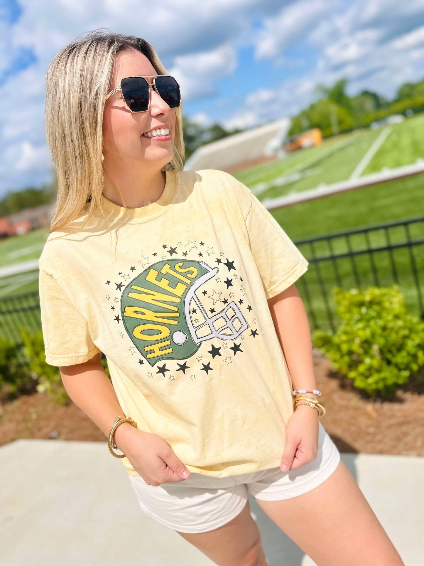 Custom Starry Helmet Graphic DTF Tee