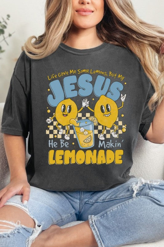 Jesus Makes Lemonade Graphic Faith Design
