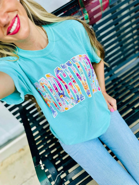 Forgiven Floral DTF Tee