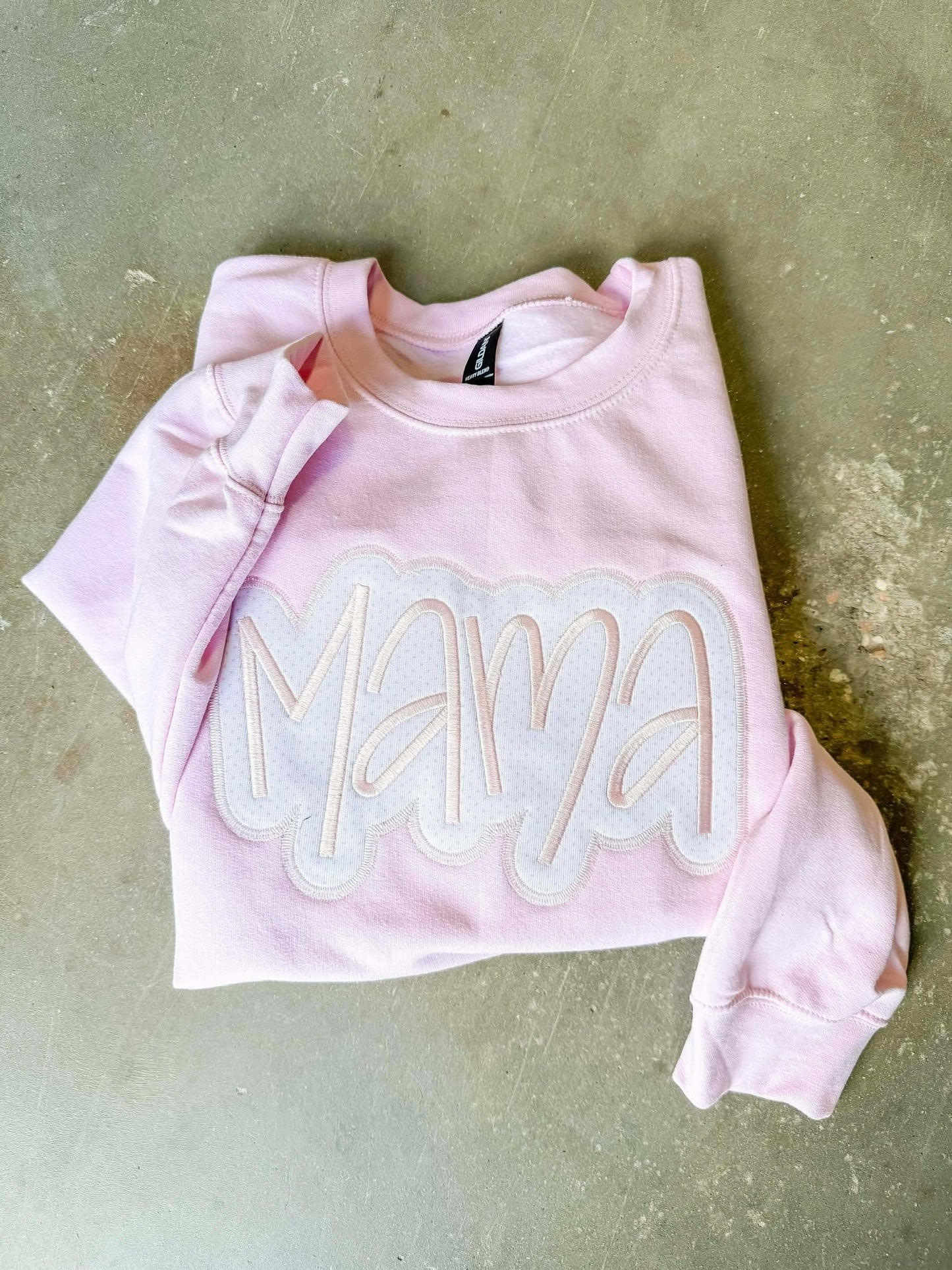 Mama Polka Dot Applique Thread