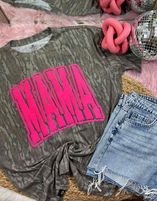 Varsity CUSTOM Puff Vinyl Camo Tee