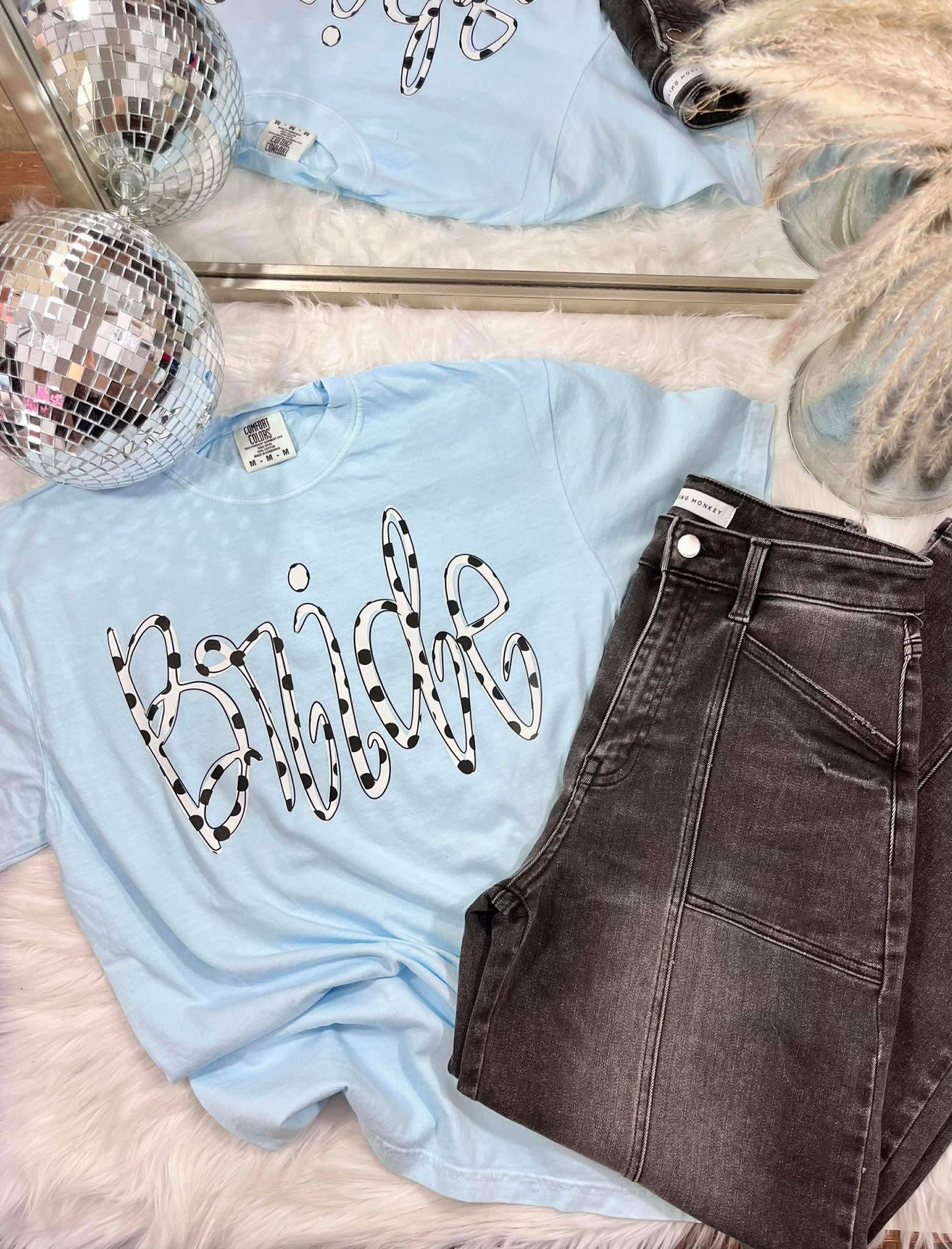 Bride Polka Dot DTF Tee