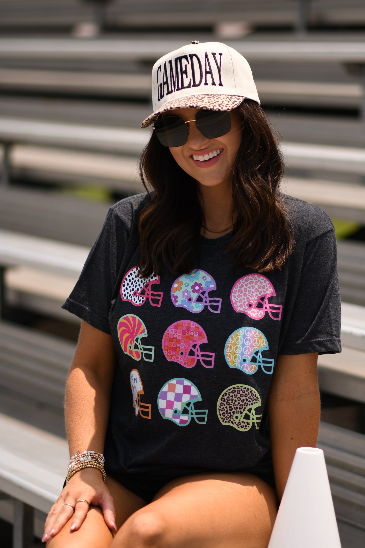 Neon Funky Helmets Tee