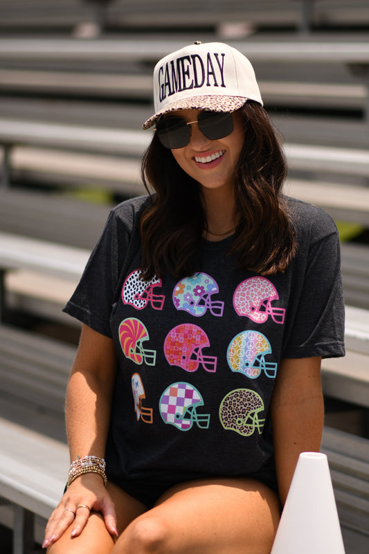 Neon Funky Helmets Tee