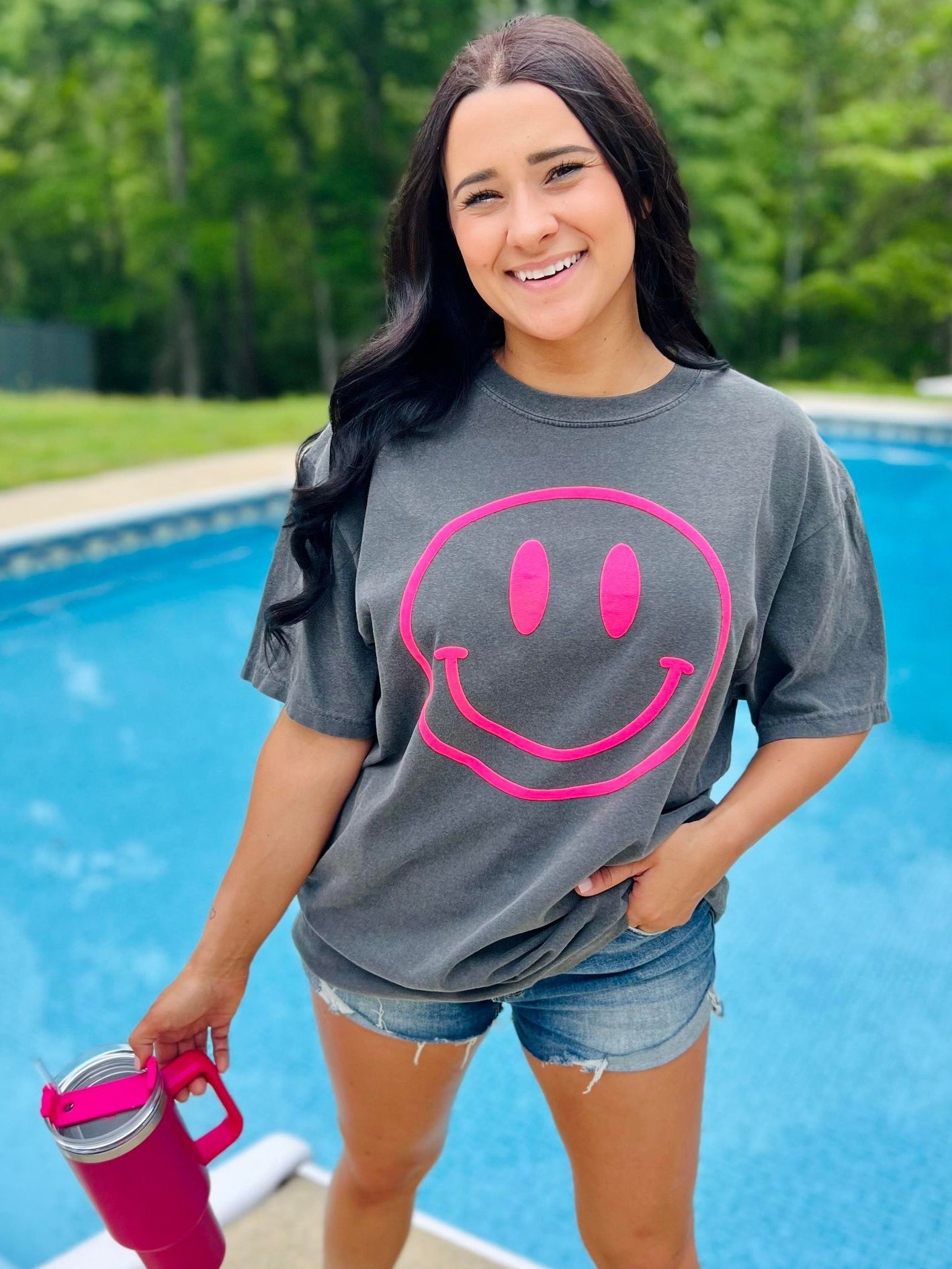 Happy Puff Vinyl Graphic Apparel