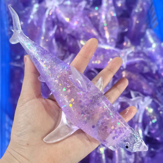 RTS Glitter Shark Squishy