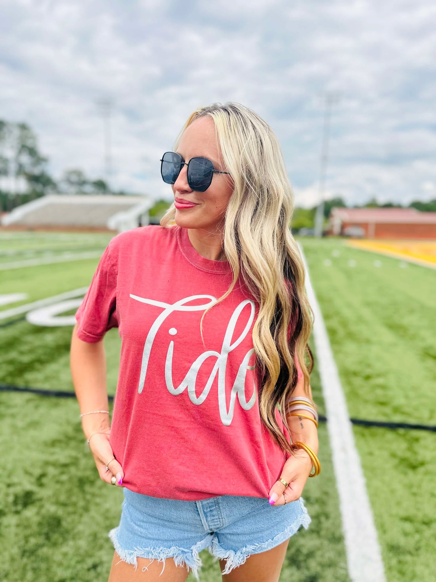 Custom Jumbo Cursive Puff Vinyl Top