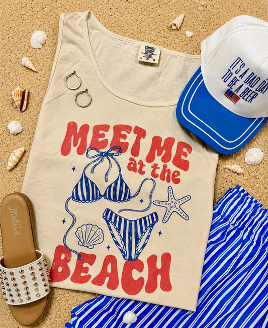 Meet Me At The Beach Tee/Tank