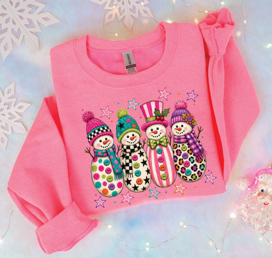Funky Snowmen Sweatshirt