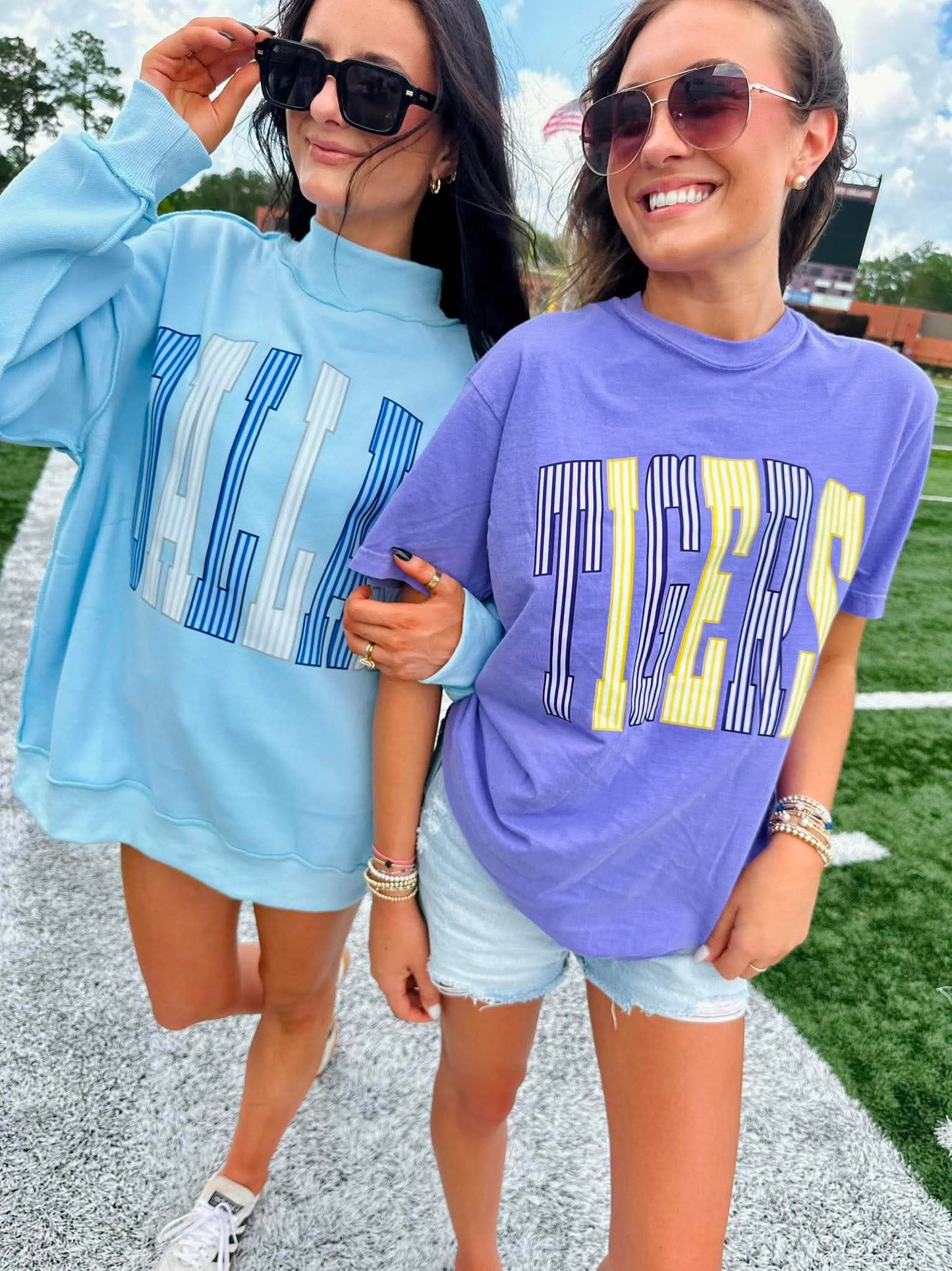 Team Spirit Stripes Custom GAME100 DTF Top