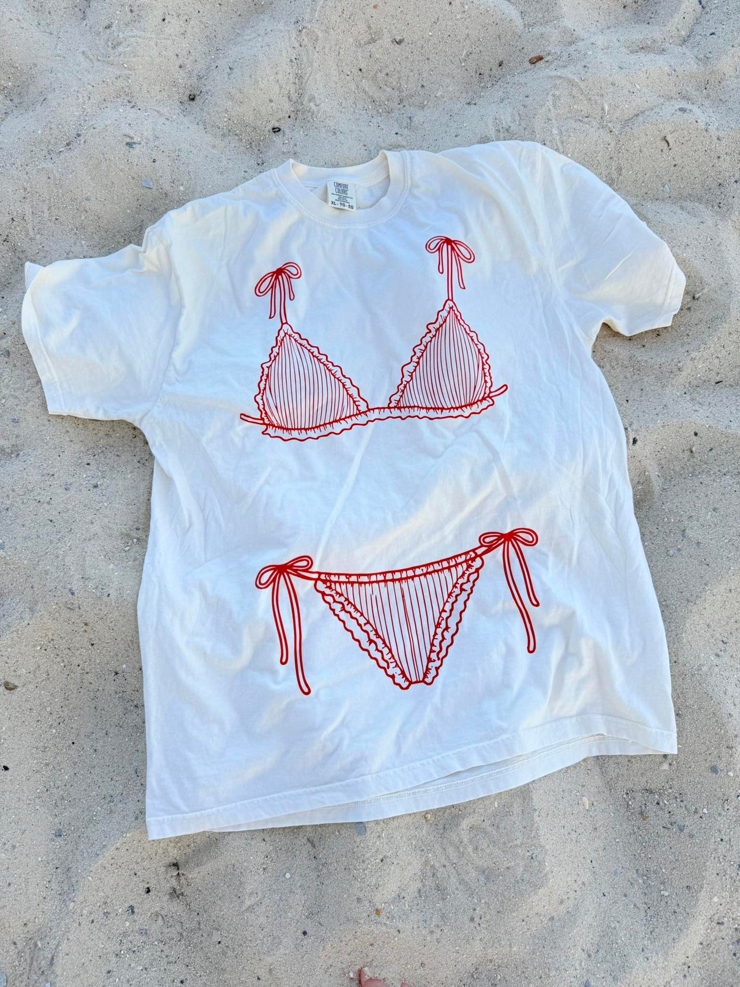 Bathing Suit Cover Up DTF graphic Tee SPRING39
