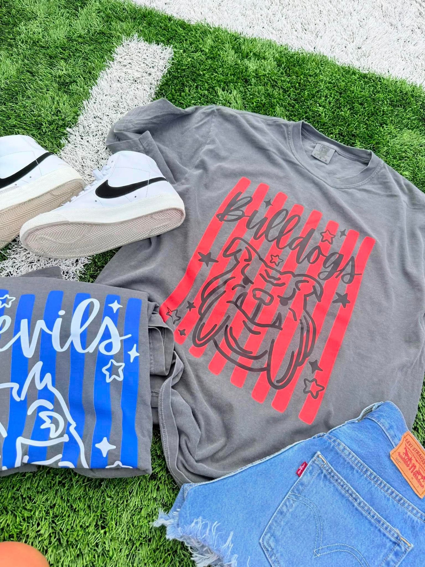Striped Mascot GAME103 DTF Spirit Wear