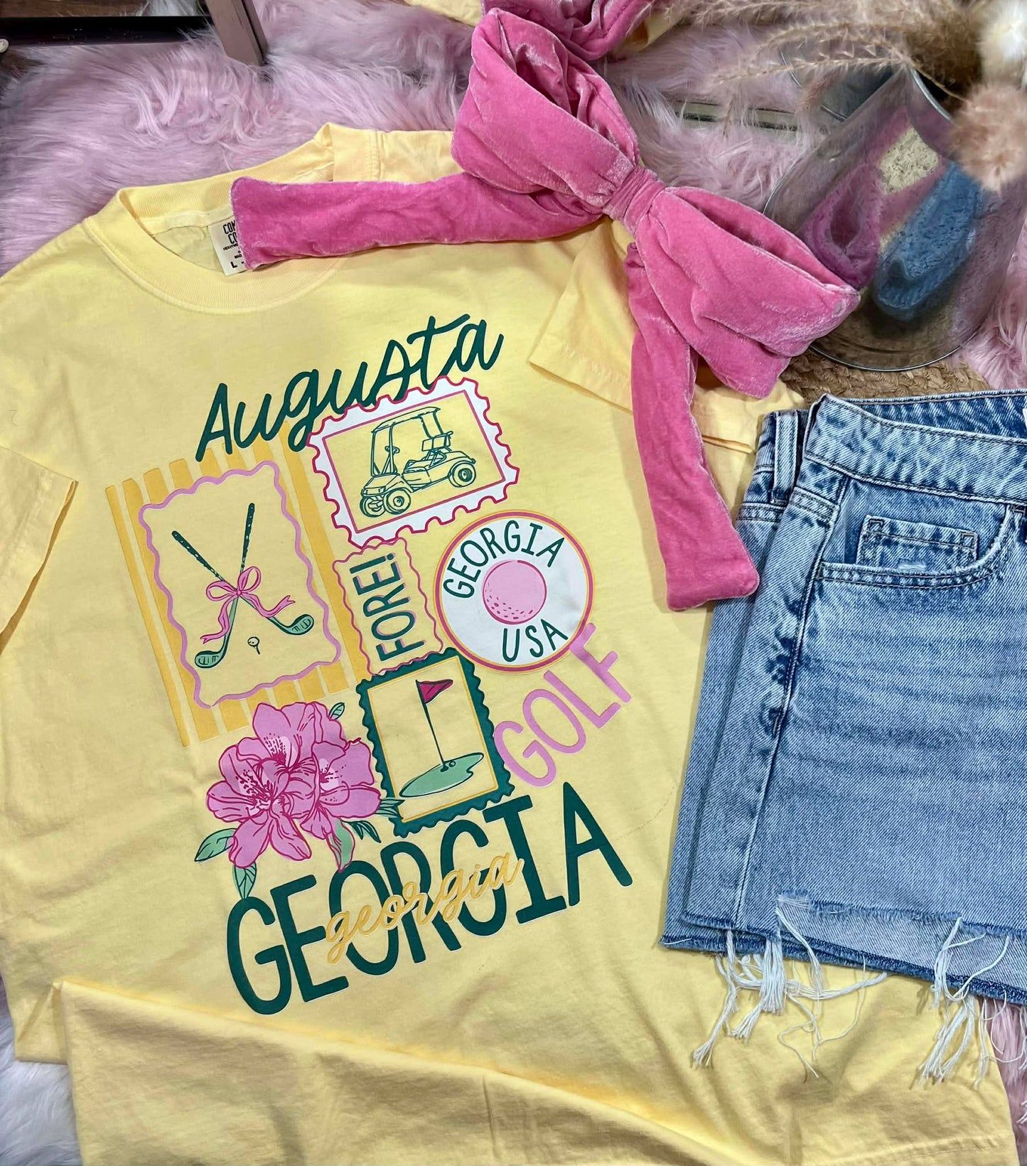 Golf Collage DTF Tee