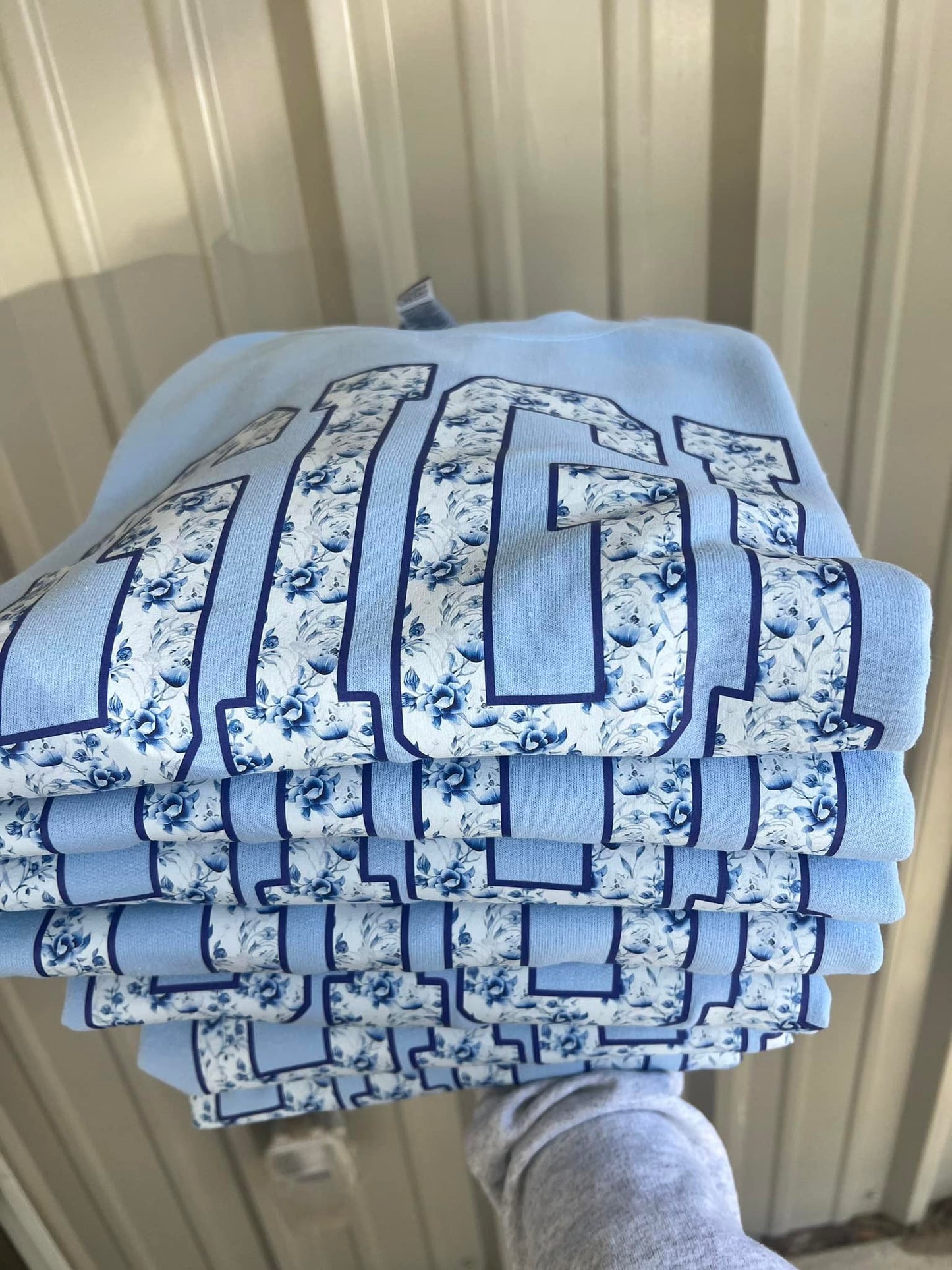 Custom Varsity Floral DTF Design