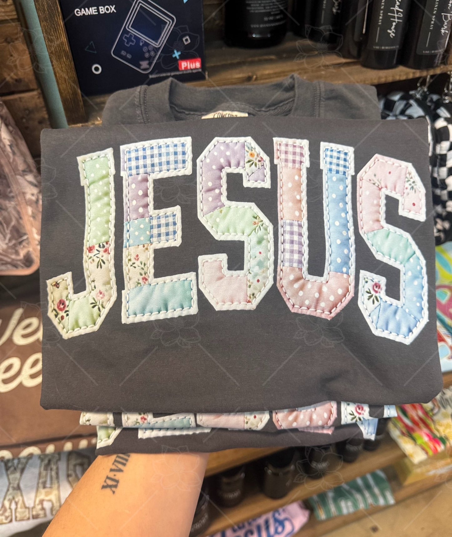 Jesus Patchwork DTF Deal - Comfort Colors