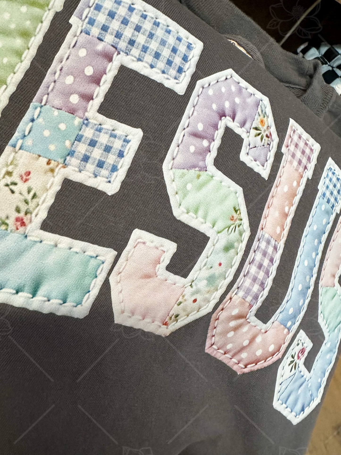 Jesus Patchwork DTF Deal - Comfort Colors