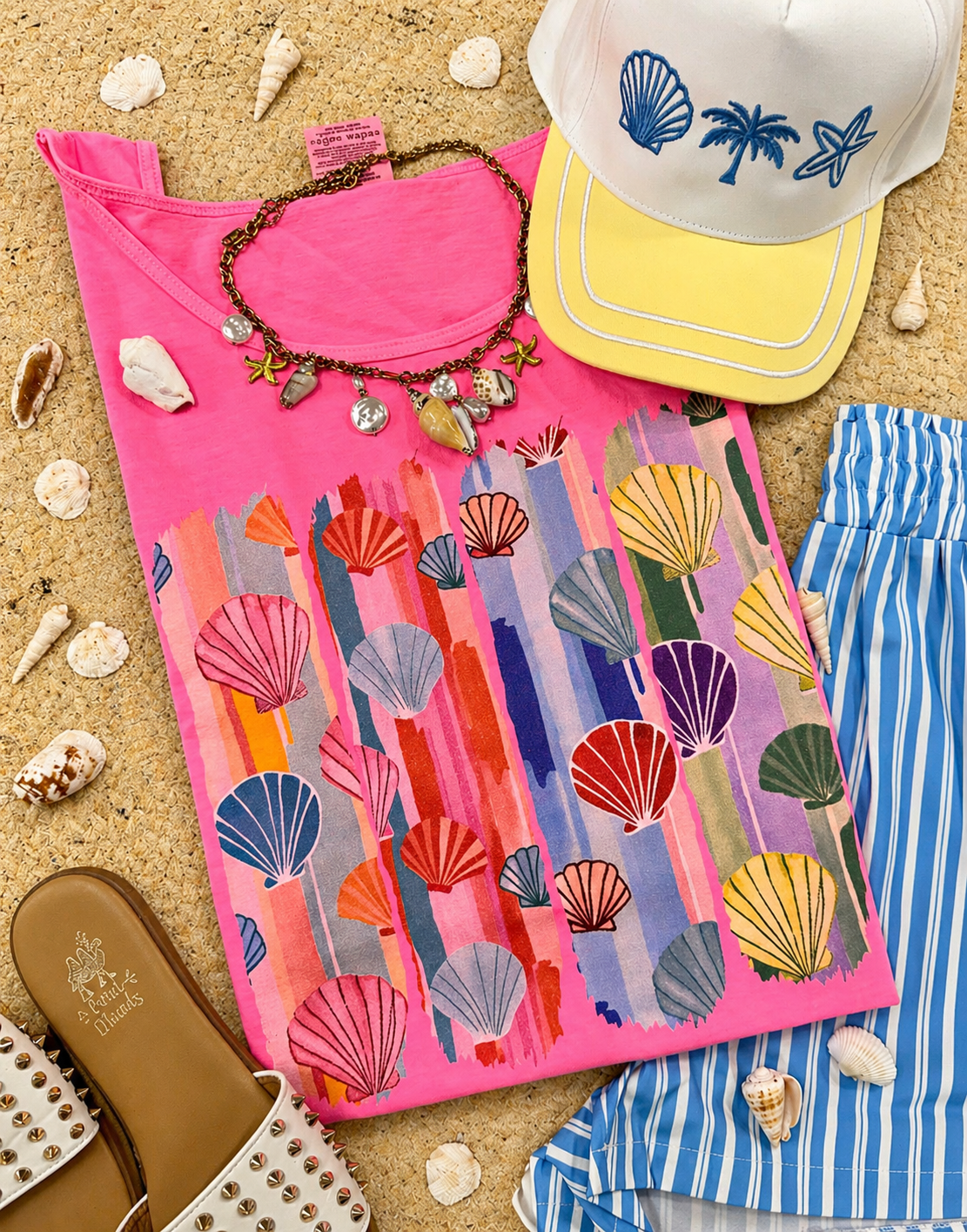 Seashell Swatch Tee/Tank